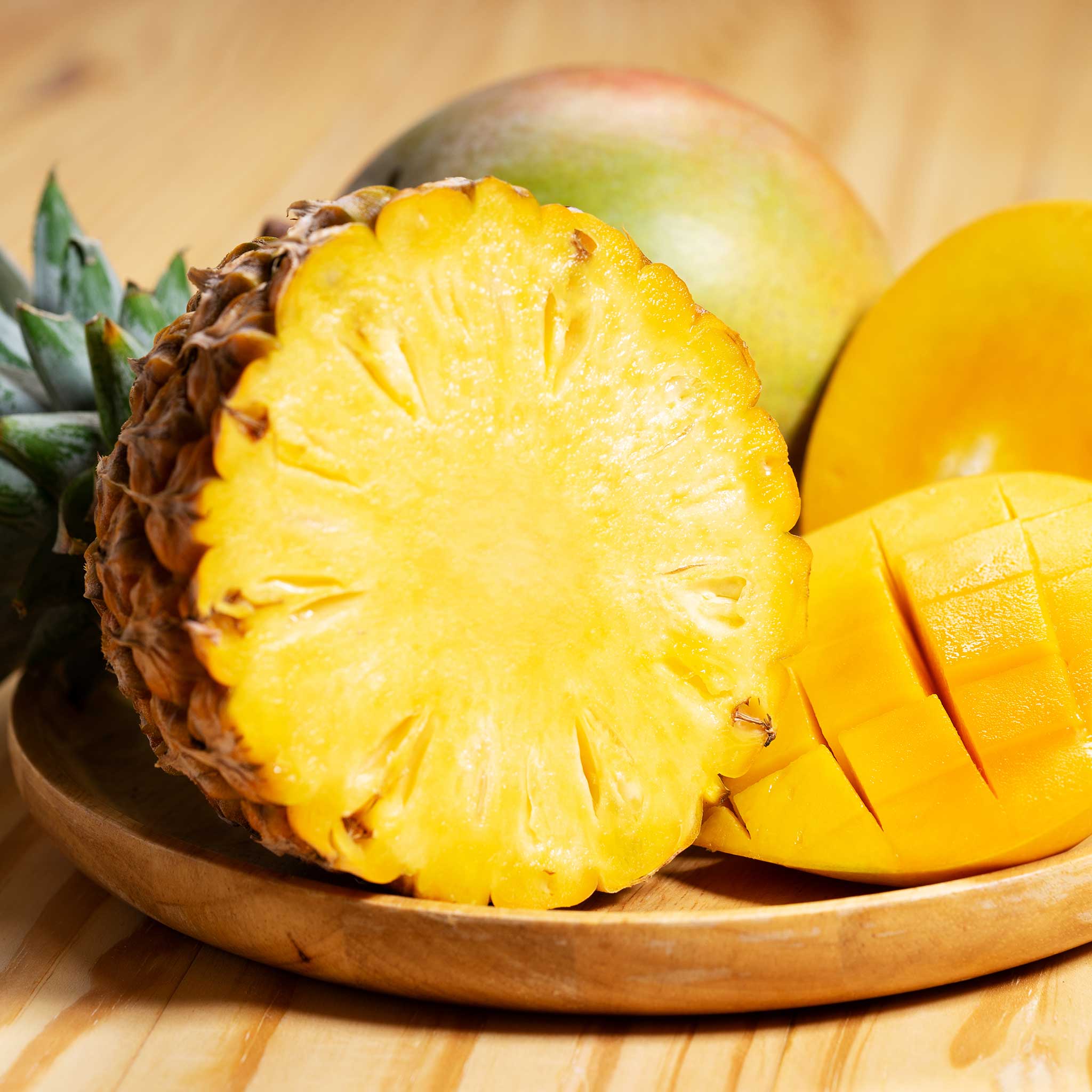Mango and Pineapple