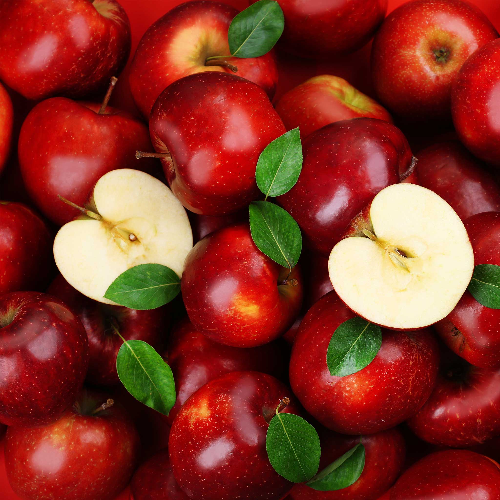 Red apple bunch