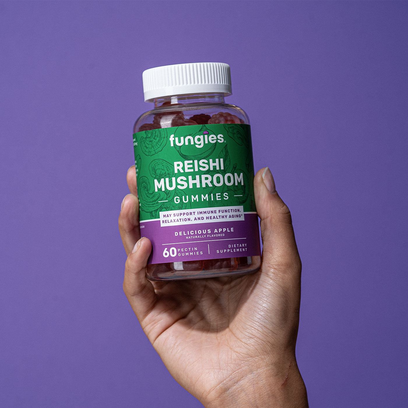 Reishi may support healthy immune function, healthy aging and vitality, relaxation, and sleep.*