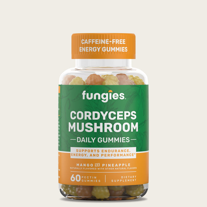 Cordyceps mushroom gummies by Fungies for endurance, energy, and performance.