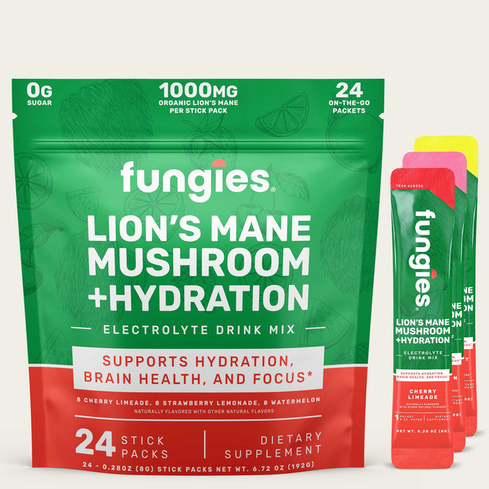 Lion's Mane Mushroom + Hydration Electrolyte Drink Mix